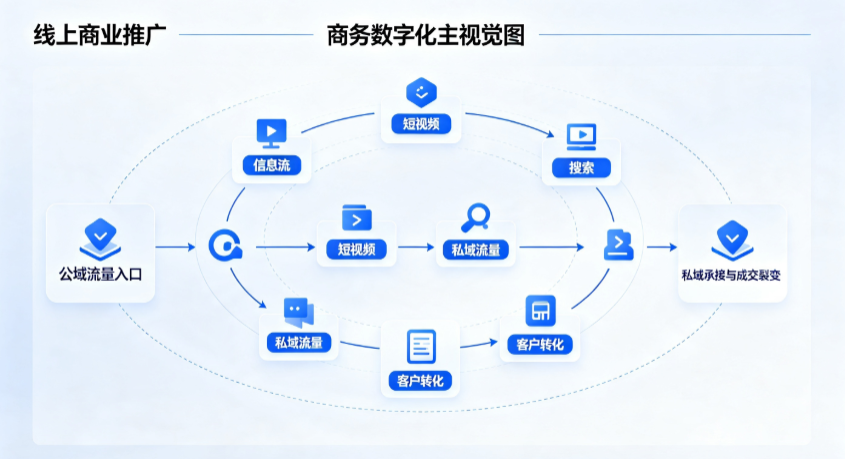 田家庵区线上商业推广怎么做？全域流量闭环搭建与低成本转化实战指南